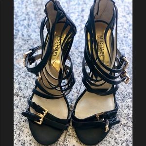 Michael Kors strappy black heal
